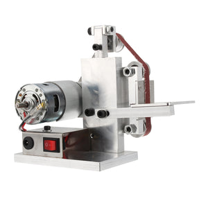 DIY Mini Belt Sander Knife Apex Edge Sharpener Grinding Polishing Machine