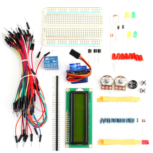 1602 LCD Module Breadboard Jumper Starter Kit For Arduino