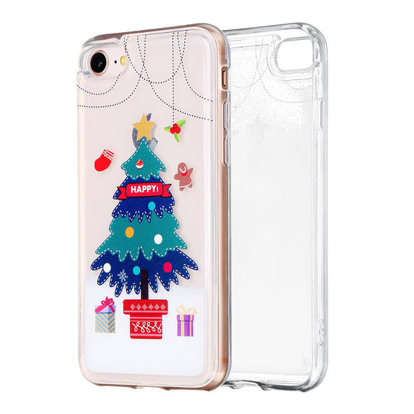 AUGIENB Christmas Tree Pattern Soft TPU Protective Case For iPhone X/XS/8/8 Plus/7/7 Plus/6s/6s Plus