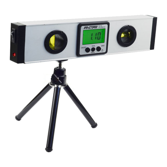 360 Degree IP54 Laser Digital Levels with Magnet Tripod 400mm Electronic Protractor Inclinometer Angle Levels with Laser Spirit Levels