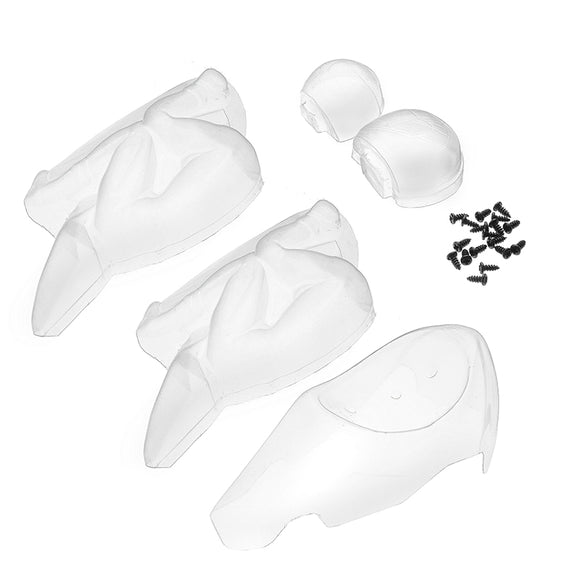 FIJON PVC Transparent Body Car Shell For FJ913 1/5 Motorcycle RC Car Parts
