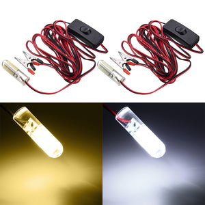 ZANLURE 12V 12W Cool/ Warm White Underwater LED Fishing Light Night Boat Attracts Fish