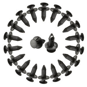 100pcs 8mm Hole Plastic Rivet Fastener Push Clips