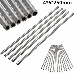 6*4mm Hard Condition  Capillary Tube Stainless Seamless Steel  Length 250mm