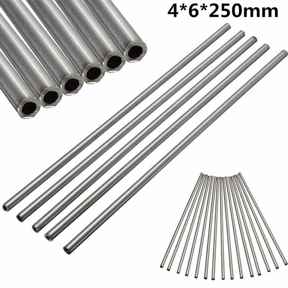 6*4mm Hard Condition  Capillary Tube Stainless Seamless Steel  Length 250mm