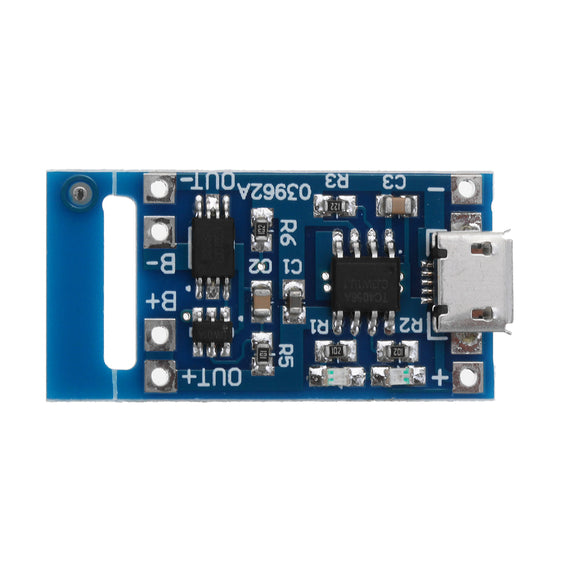 5 Pcs TP4056 Micro USB 5V 1A Lithium Battery Charging Module Board TE585 Lipo Charger