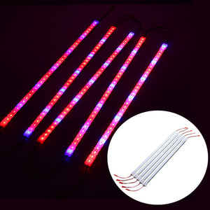 5PCS 50CM SMD5630 Hydroponic Waterproof/Non-waterproof LED Grow Bar Rigid Strip Light DC12V