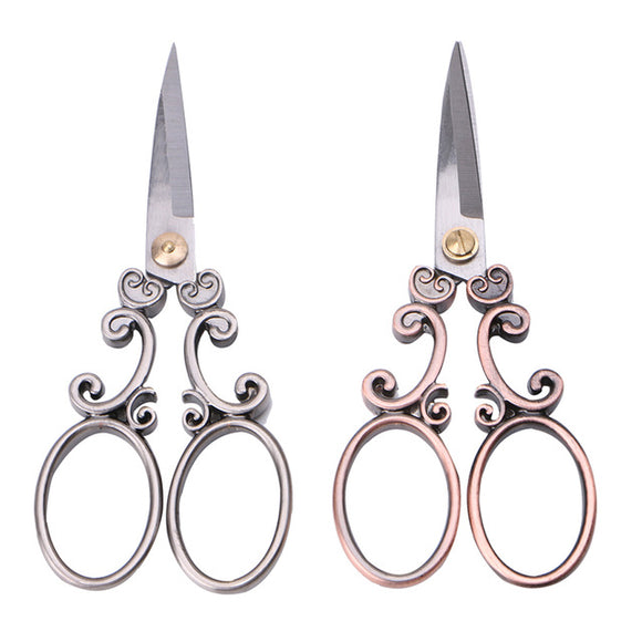 ZAKKA Retro Vintage Stainless Steel Cross Stitch Sewing Tailor Scissor DIY Handicraft Scissors Tool