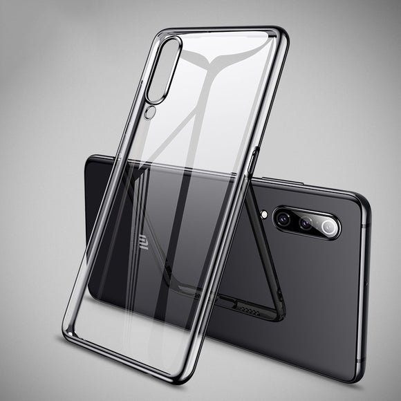 CAFELE Plating Shockproof Transparent Ultra Thin Soft TPU Protective Case for Xiaomi Mi 9 / Xiaomi Mi9 Transparent Edition