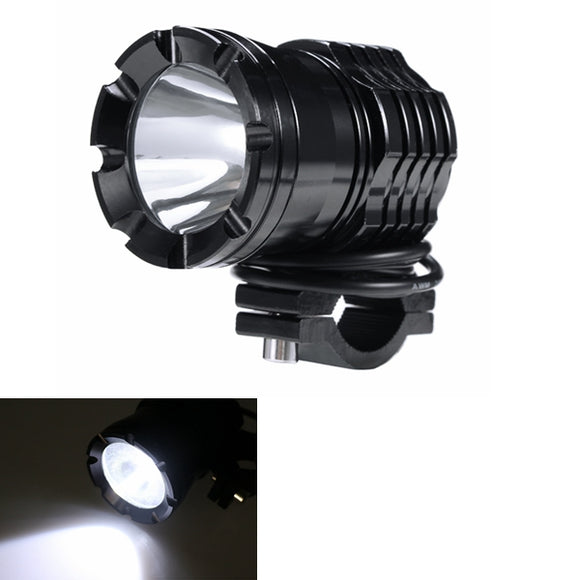 12V 15W 1500LM 6000K Motorcycle Front External Spot Lightt Scooter LED Headlight
