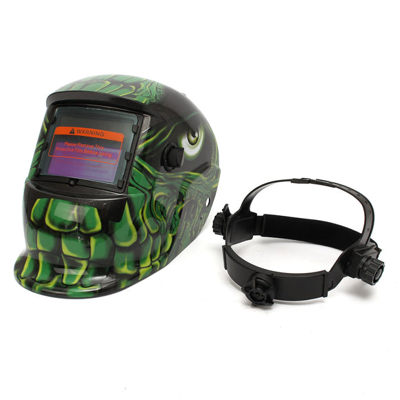 Aliens Pattern Solar Auto Darkening Welding Helmet Mask with Grinding Function