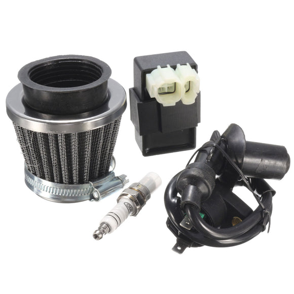 Air Filter+Performance CDI+Ignition Coil+Spark Plug For Gy6 PD 24J 150cc Motorcycle