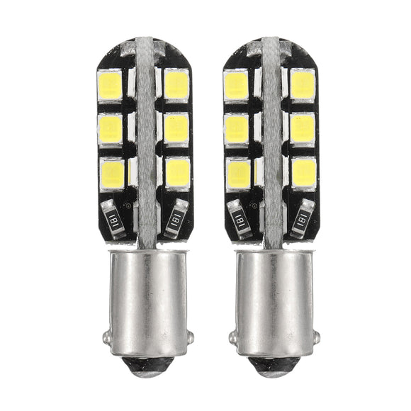 BA9S T4W LED Tail Lights Canbus Error Free Side Marker Turn Signal Bulb DC12V Warm White 2PCS