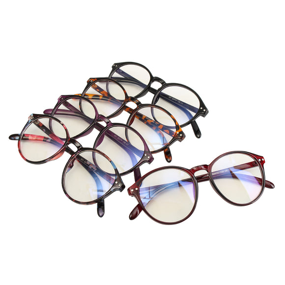 Vintage Round Eyeglass Frame Glasses Retro Spectacles Clear Lens Eyewear