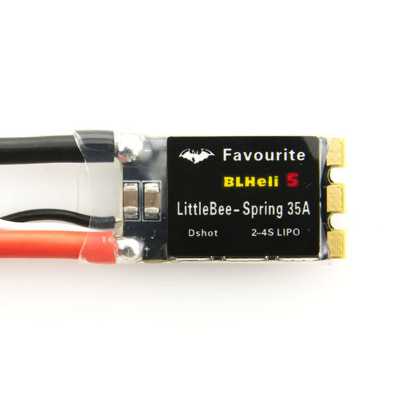 Favourite FVT LittleBee Spring 35A Blheli_S BB2 2-4S Brushless ESC Support D-shot for RC Drone FPV Racing