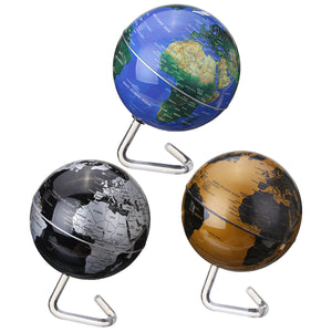 4 Inch Diameter Electric Rotating Globe Automatic 360 Dregee Rotation Desktop World Map