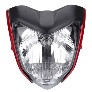 Motorcycle Headlight Assembly Headlamp Light House Red For Yamaha FZ16 YS150 FZER150