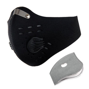 Activated Carbon Anti Dust  Filter Mask Outdoor Hiking Cycling Sport
