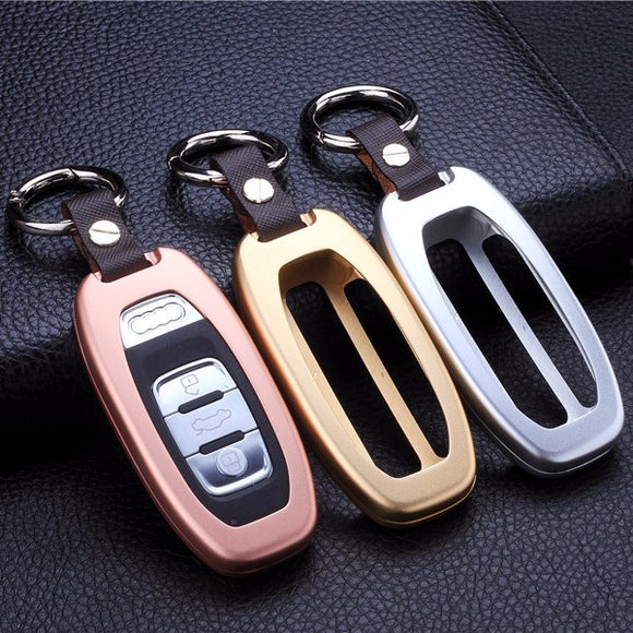 Aluminum Alloy Key Shell Metal Covering for Audi Q5 A3 A4 A5 A7 A8