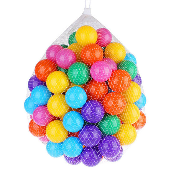 5.5/7/8cm Baby Kid Pit Toy Swim Colorful Soft Plastic Ocean Ball 50/100/200PCS Novelties Toys