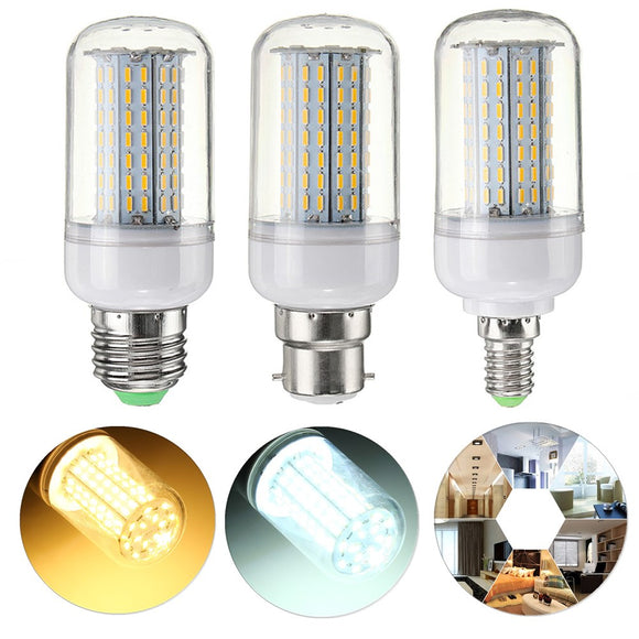 Dimmable E27 E14 B22 9W SMD4014 LED Corn Light Bulb AC110V