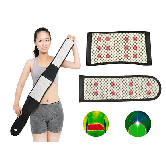 Tourmaline Magnetic Therapy Self-heating Waist Support Back Belt Sport Rehabilition Supportor Band
