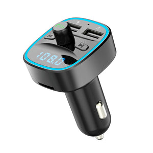 Bakeey bluetooth 5.0 Fm Transmitter Car Kit Handsfree Wireless Auto MP3 Player Quick Charge QC3.0 USB Charger