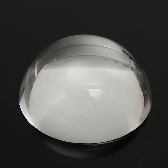 60mm Magnify Paperweight Semi Crystal Ball Magnifier Magnifying Tools