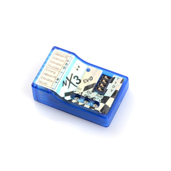 DS Upgraded NX3 Evo Flight Controller Stabilizer Autobalance FC For RC Airplane Aircraft Fixed Wing V-tail