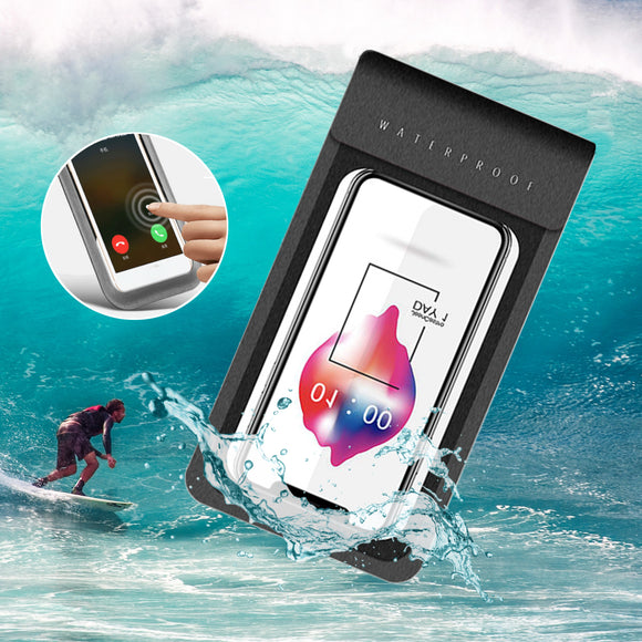 PVC Universal Waterproof Phone Bag Swimming Pouch Dry Bag For 5.0-6.1 Inch Smart Phone iPhone XS Samsung Galaxy S10