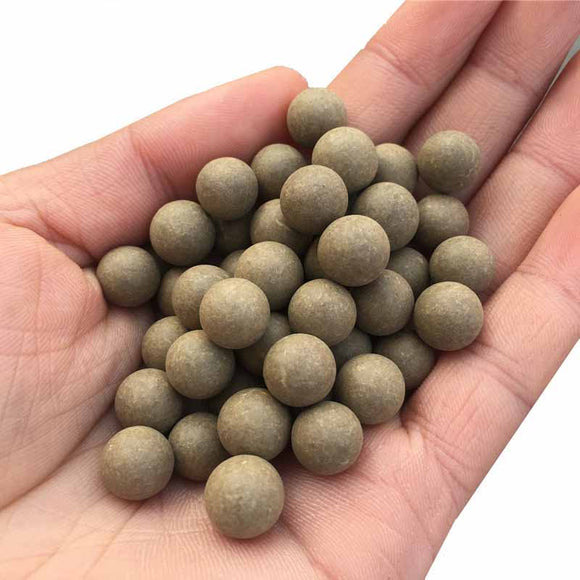 100Pcs 10mm Mud Ball Outdoor Hoodle Clay Pellet Safety Clay Pellet Bullet Ultra Hard Ceramic Clay Ball