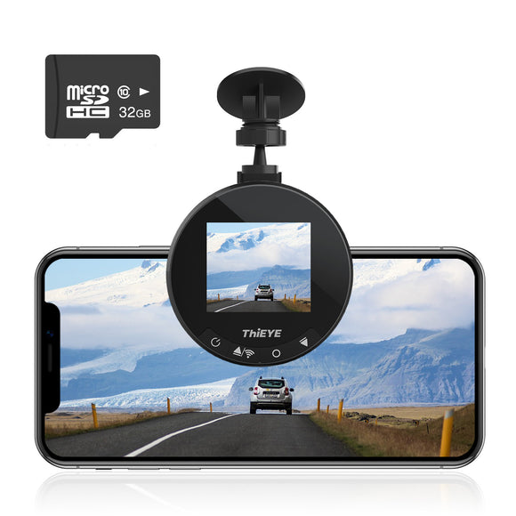 ThiEYE Safeel Zero+ Dash Camera Automobile Data Recorder Car WiFi DVR  Real HD 1080P 170 Wide Angle With Parking Mode