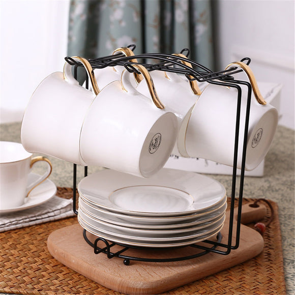 Coffee Mug 6 Cup Tree Stand Cup Hanging Rack Holder Kitchen Tidy Storage