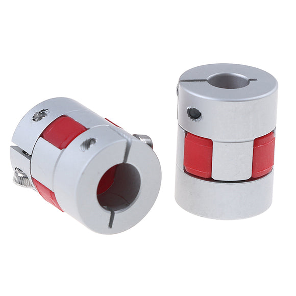 Machifit OD20mm x L25mm Aluminum Coupler Connector CNC Stepper Motor Flexible Shaft Coupling