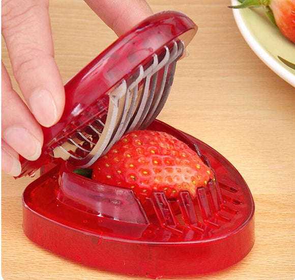 Strawberry Slicer Kitchens Cooking Gadgets Accessories Supplies Fruit Carving Tools
