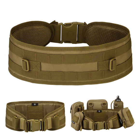 Protector Plus Molle Tactical Belt Nylon Belt Waist Holder Outdoor Sport Hunting Camping Military Waistband