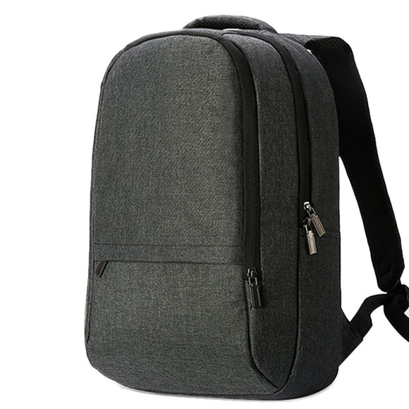 Men Canvas 15.6-inch Laptop Backpack Water Resistant Casual Daypack