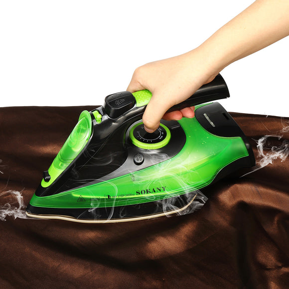 2400W 220V Cordless Steam Iron Multifunction Clothes Docking Station Dry Ironing Industry