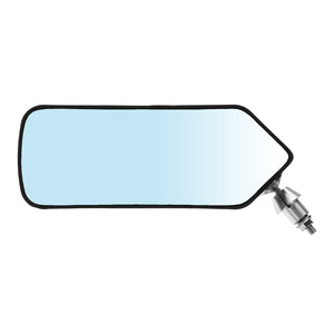 Universal F1 Style Blue Metal Bracket Side Car Left and Right Mirror