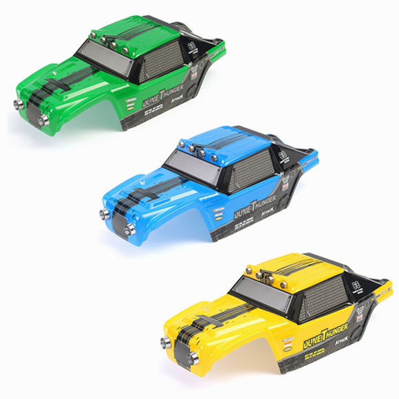 HBX 12891 1/12 DESERTRC Car Yellow Body Shell 891-B001 RC Car Parts