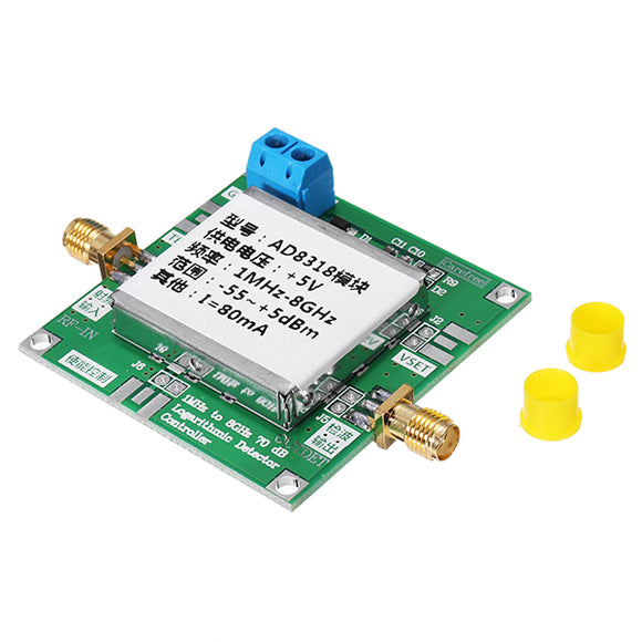 AD8318 1MHz To 8GHz 8000MHz Power Meter Detector Power Detector DC 5V For Amplifiers FM HF VHF/UHF