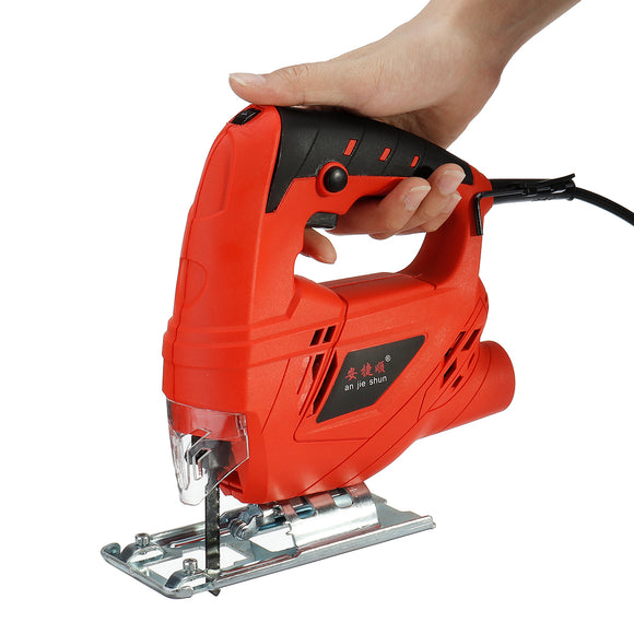 Electric Jig Saw Variable Speed Power Tools Metal Wood Cutting with 10 Saw Blade