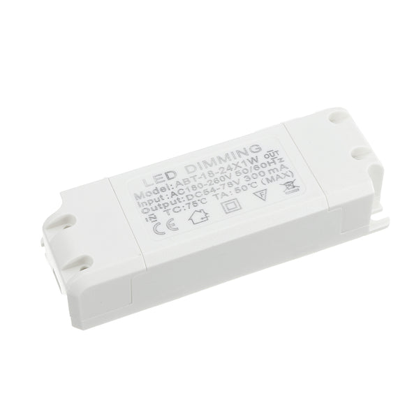 18W 20W 24W LED Isolated Modulation Light External Driver Power Supply AC180-265V Constant Current Thyristor Dimming Module