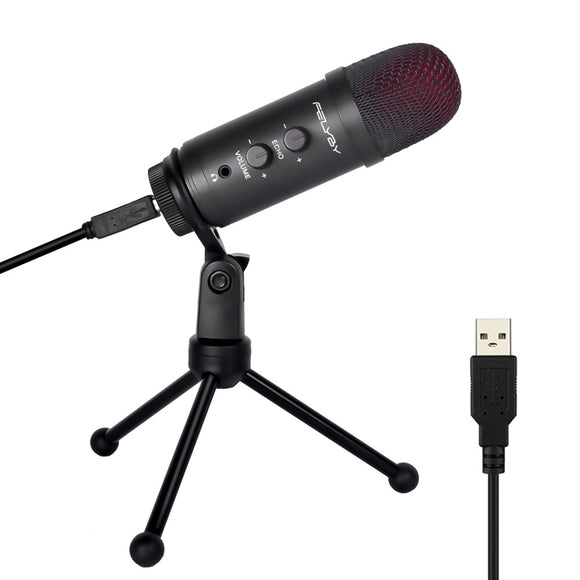 FELYBY B140A Condenser Microphone for Voiceover Work Online Singing Voice Overs USB Notebook PC Mic