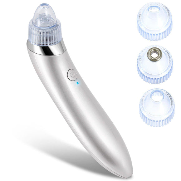 Electric Blackhead Suction Tool Ance Remover Pore Cleanser Vacuum Microdermabrasion Facial Skin Lift