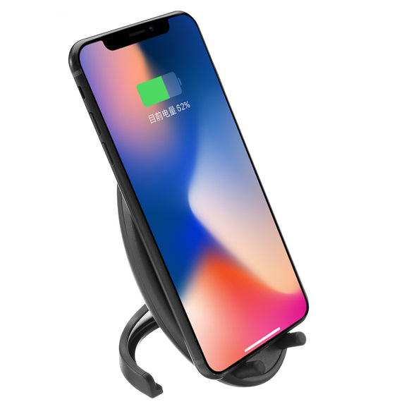 10W 2 Coils Qi Fast Wireless Charger With Cooling Fan For iPhone X 8/8Plus Galaxy S8/S8 Plus