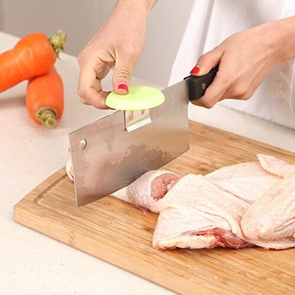 Kitchen Chopping Booster Stainless Steel Cutter Meat Holder Tool
