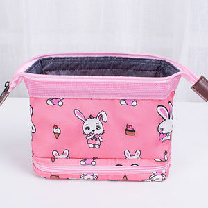 Women Oxford Print Large Capacity Travel Bag Storage Bag Cosmetic Bag