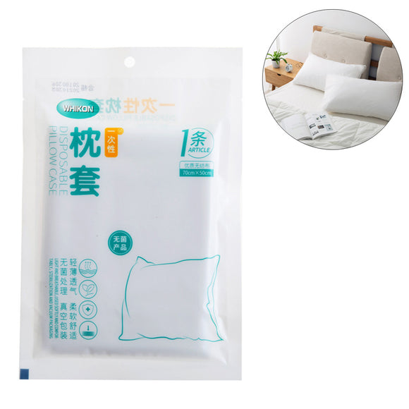 IPRee 10 Pcs Non-woven Pillow Cover Disposable Pillowcase Travel Portable Pillowslip