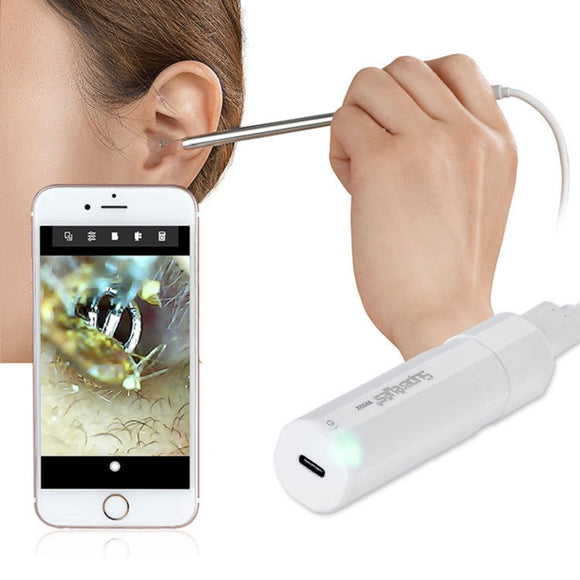 W002 USB Digital Microscope Borescope Adapter WIFI Box for JPEG Format Earscope Wireless Transmitter